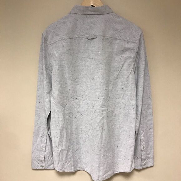 👠1901 men’s grey speckled button down.  Size XL - Picture 3 of 5